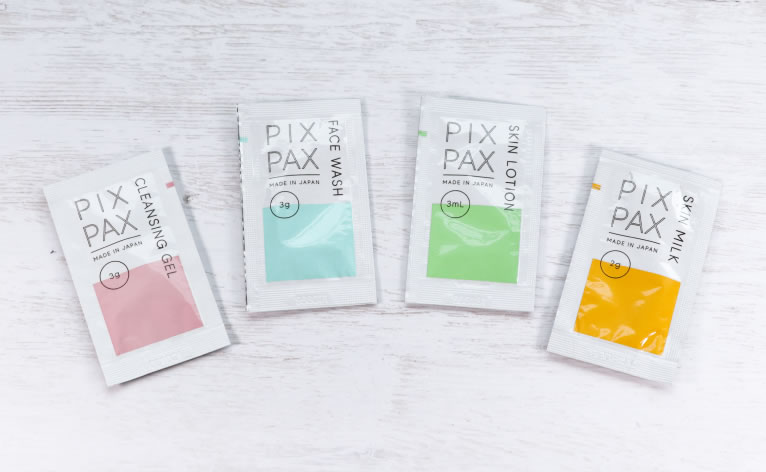 PIXPAX 化粧パウチ4種